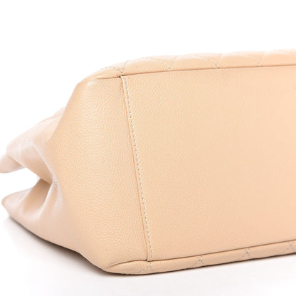Chanel Caviar Quilted Grand Shopping Tote GST Beige Clair 6 of 8