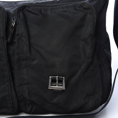 Prada Tessuto Nylon Messenger Bag Black 10 of 22