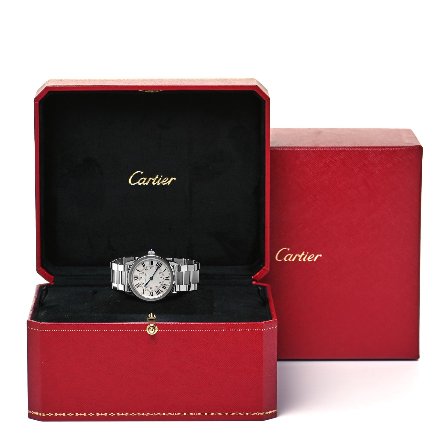 Cartier Stainless Steel 29mm Ronde Solo Quartz Watch 5 of 5