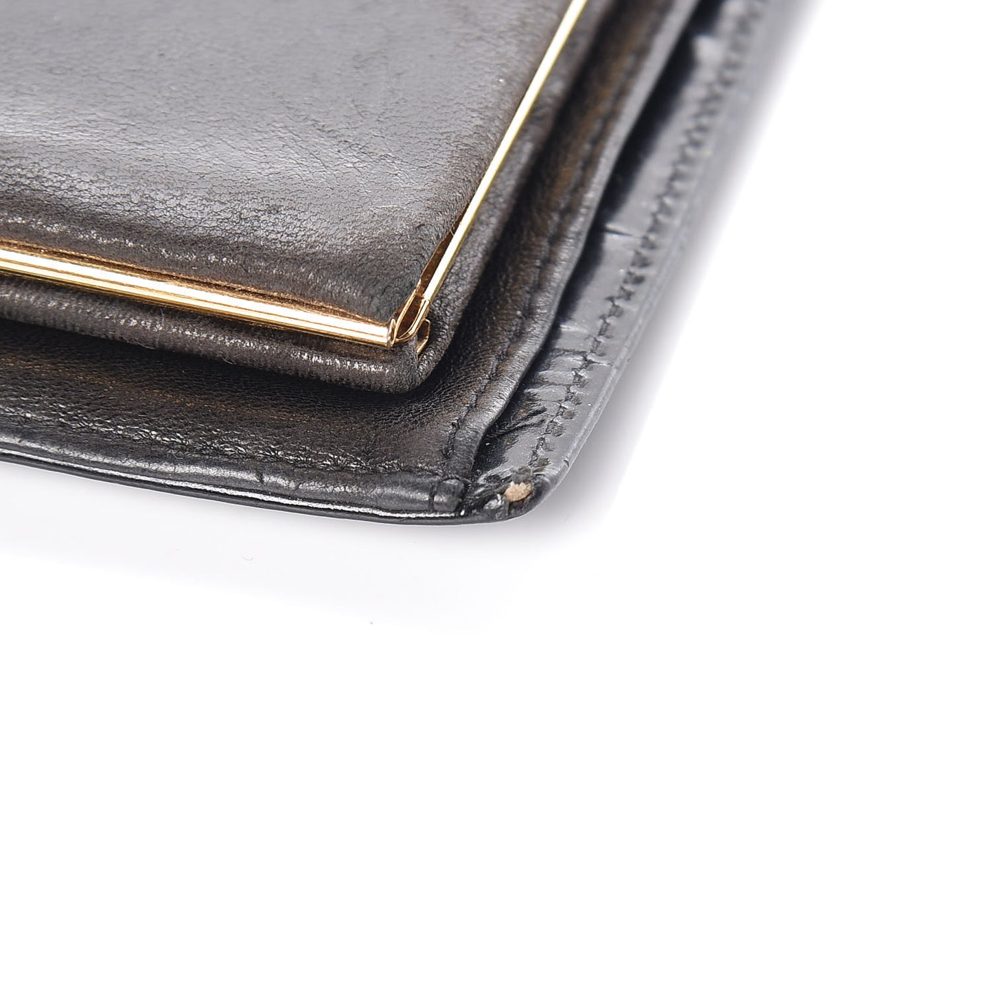 Patent Timeless CC French Wallet Black