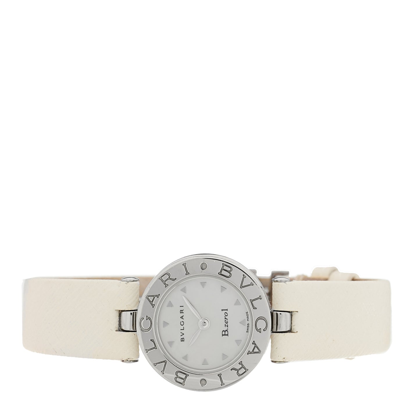 Stainless Steel Calfskin Mother of Pearl 22mm B.Zero1 Quartz Watch