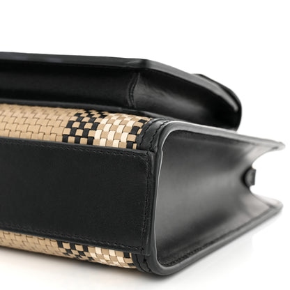 Burberry Calfskin Check Mini Pocket Bag Black 10 of 12