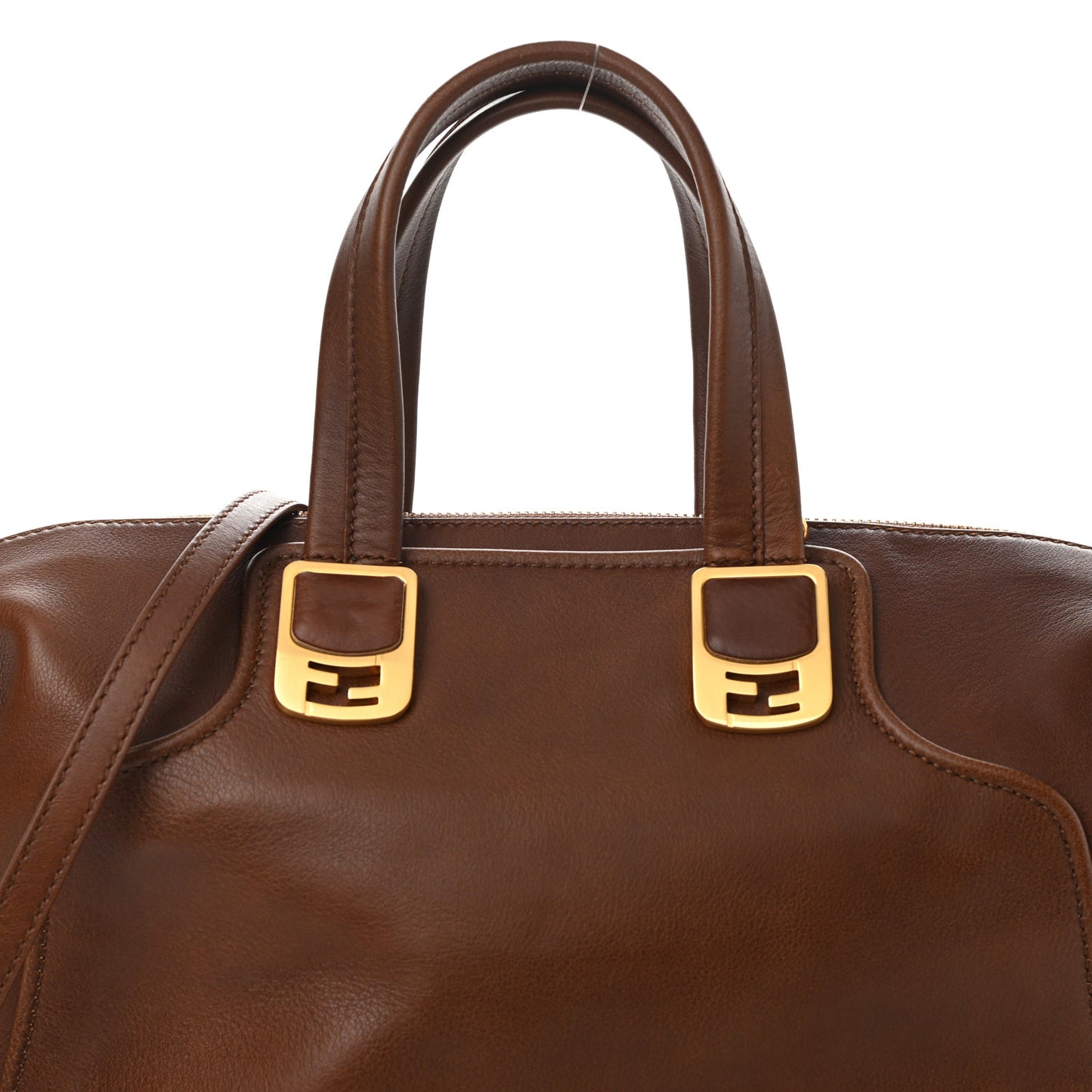 Vitello Dolce Marmol Large Chameleon Tote Brown