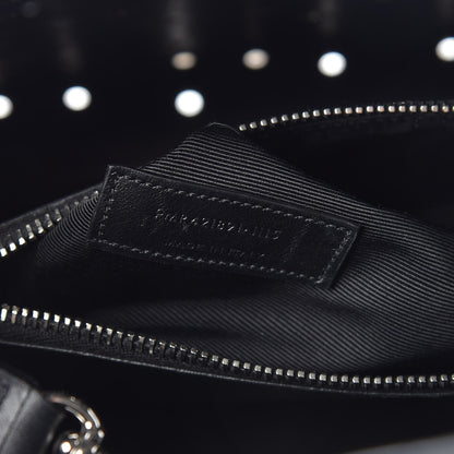 Saint Laurent Calfskin Perforated Bandana Studded Small Sac De Jour Black 9 of 16