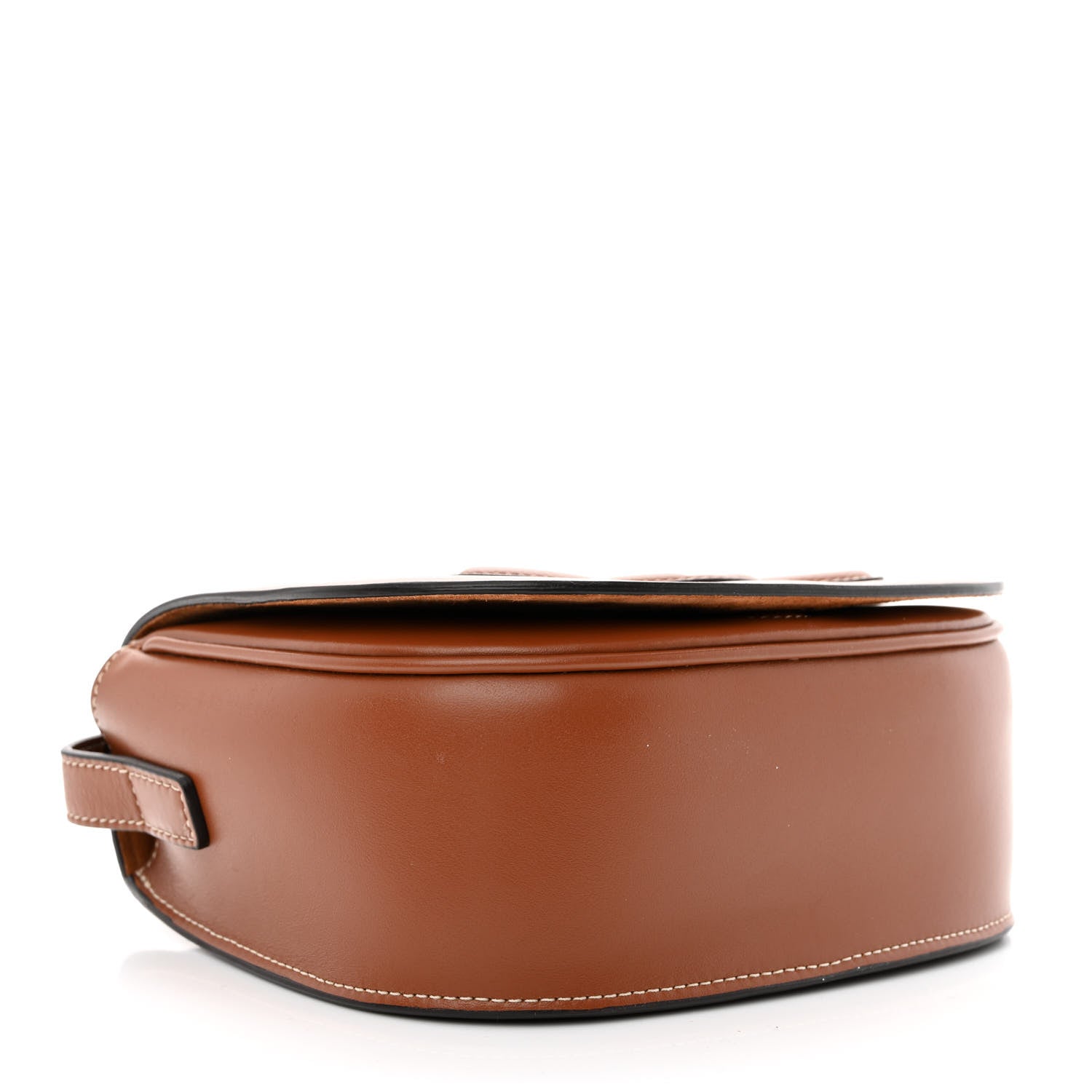 Celine Smooth Calfskin Cuir Triomphe Folco Crossbody Bag Tan 4 of 11
