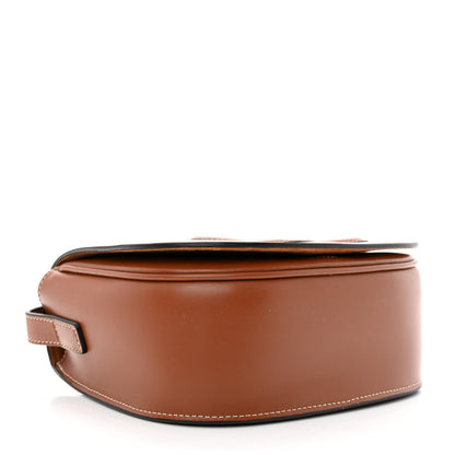 Celine Smooth Calfskin Cuir Triomphe Folco Crossbody Bag Tan 4 of 11