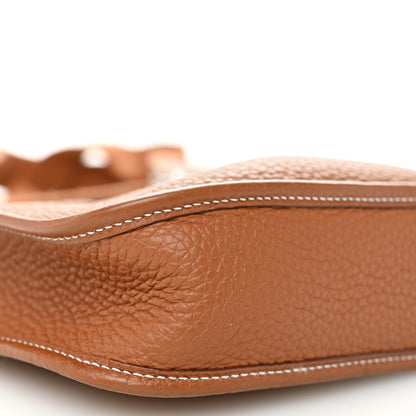 Hermes Taurillon Clemence Evelyne TPM Gold 9 of 10