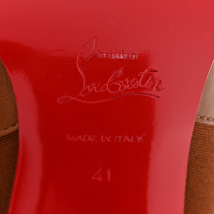 Christian Louboutin Calfskin CL Chelsea 70 Booty 41 Cuoio 8 of 9