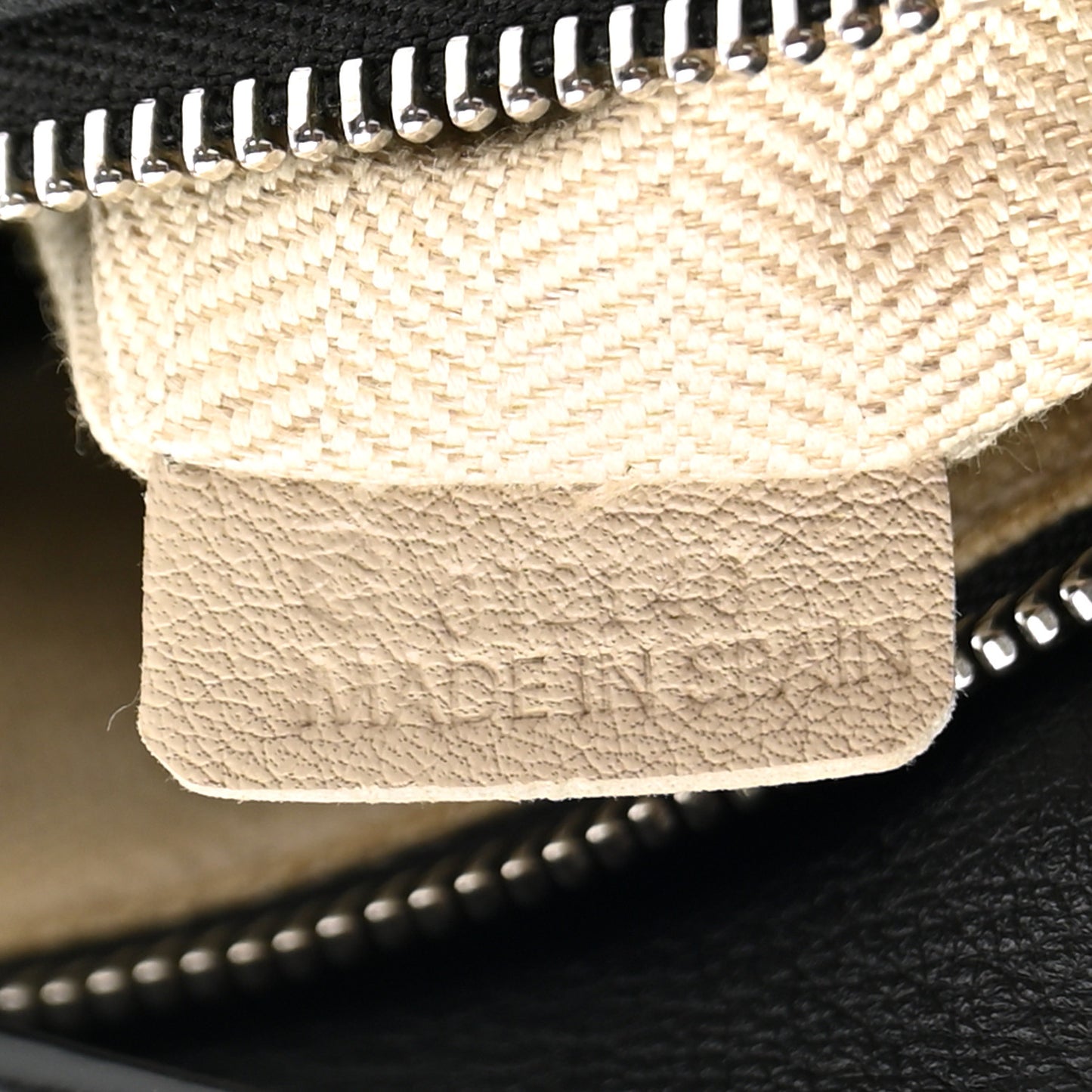 Calfskin Mini Puzzle Edge Bag Black