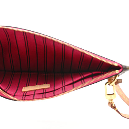Louis Vuitton Monogram Neverfull MM GM Pochette Pivoine 5 of 7