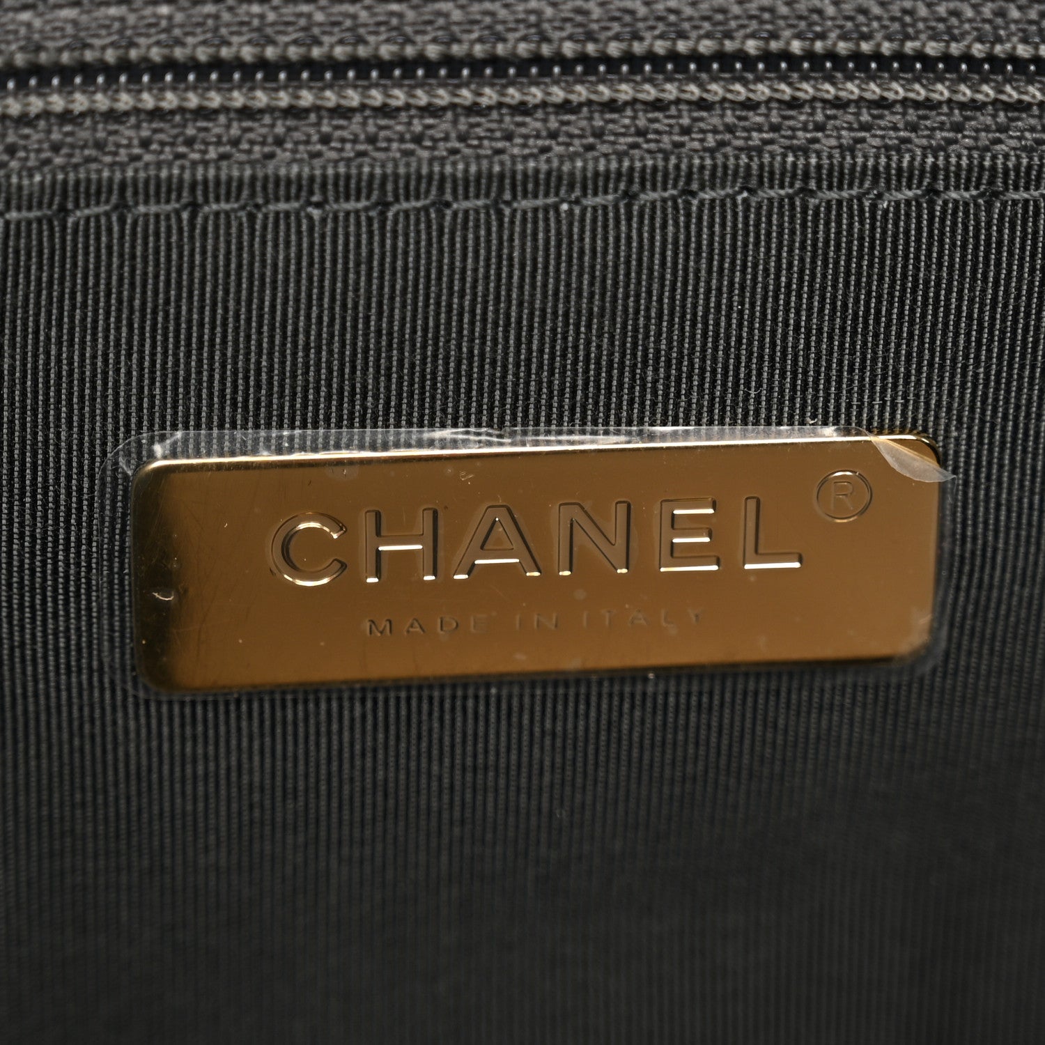Chanel Lambskin Quilted Medium Chanel 19 Flap Dark Grey 6 of 10