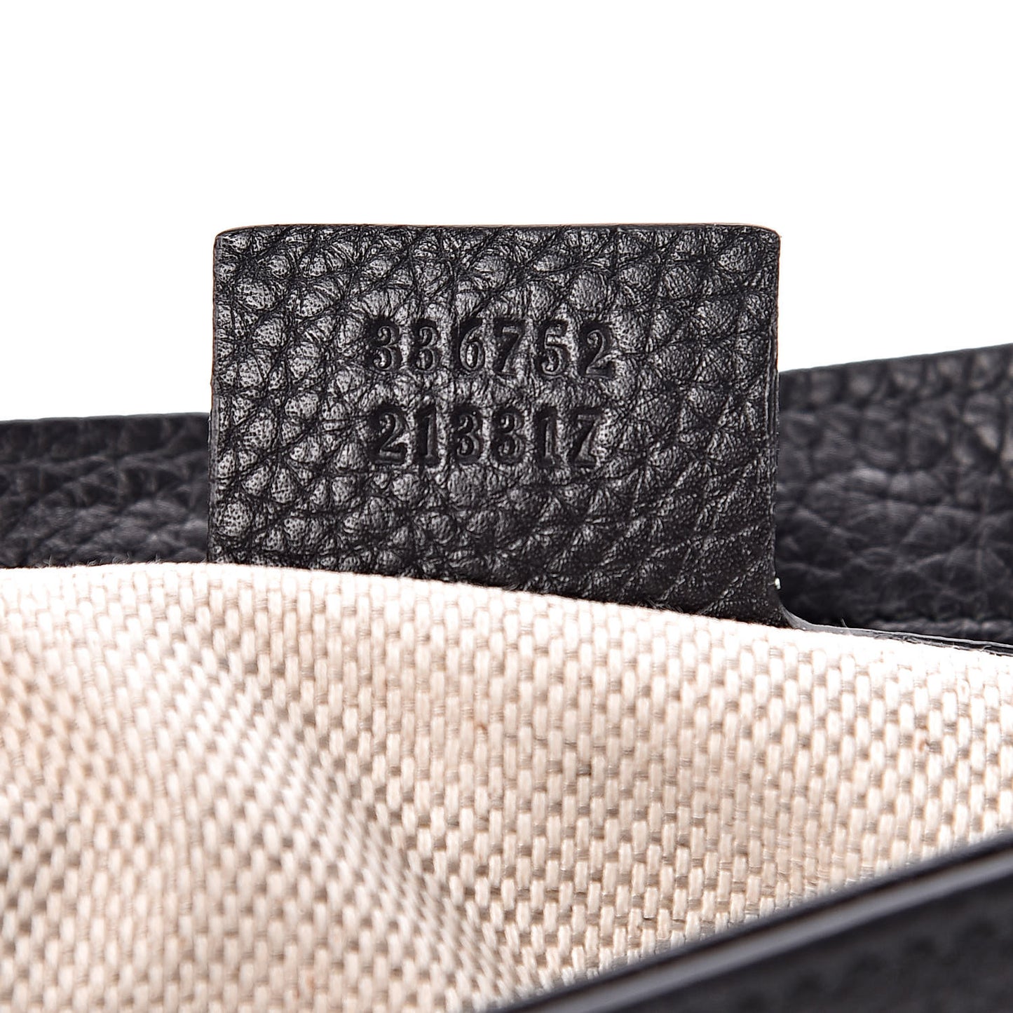 Pebbled Calfskin Medium Soho Flap Crossbody Black