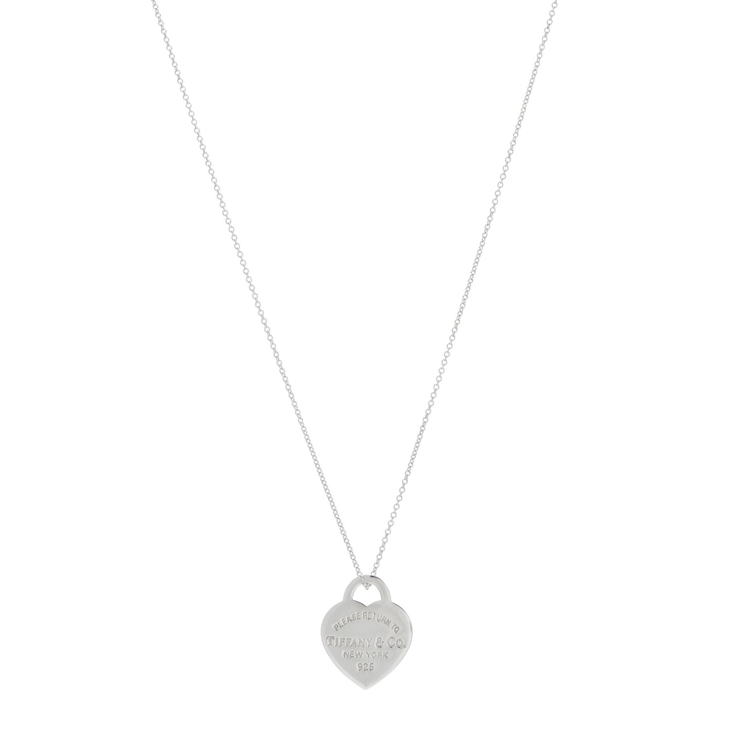 Sterling Silver Small Return to Tiffany Heart Pendant Necklace