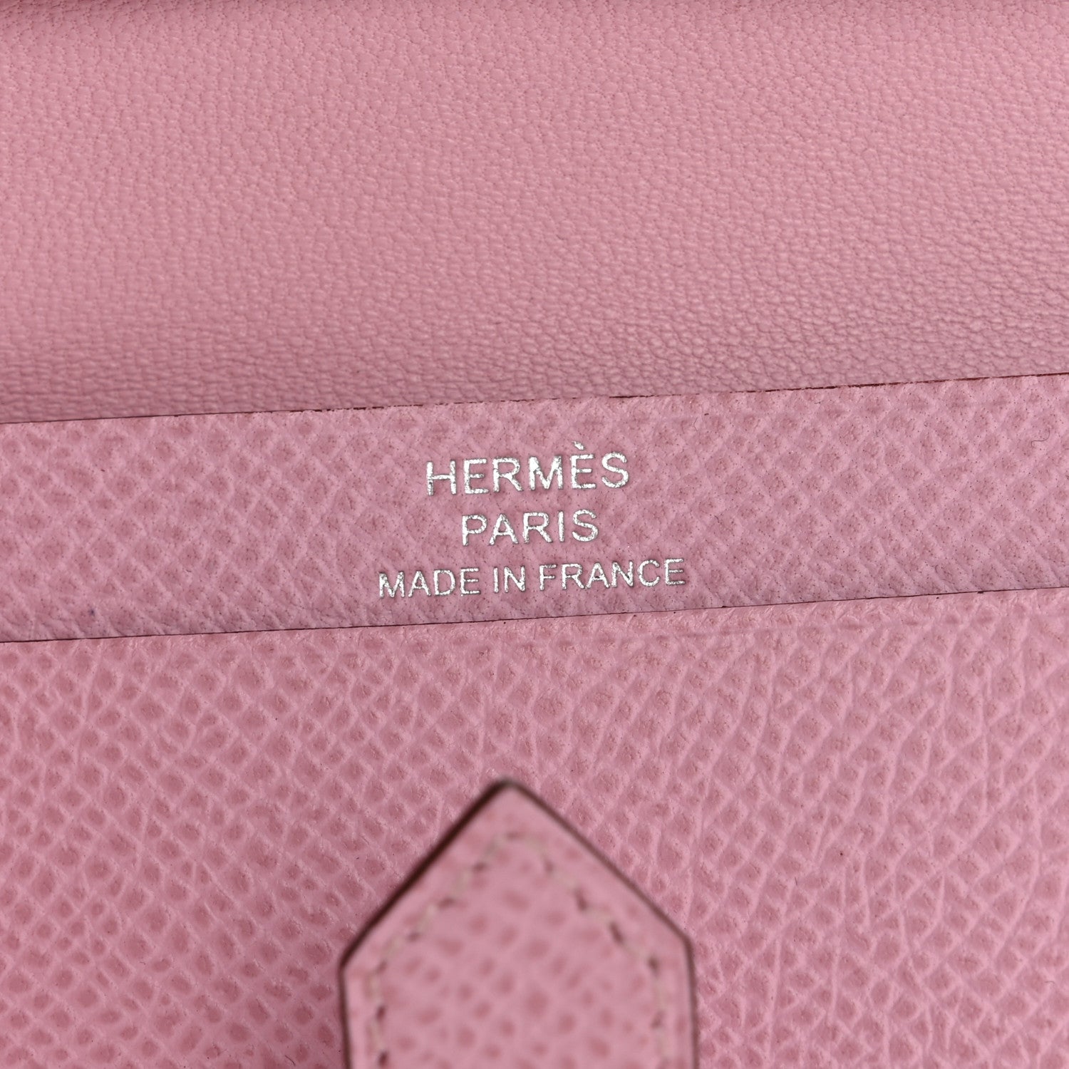 Hermes Epsom Bearn Card Holder Wallet Mauve Sylvestre 6 of 9