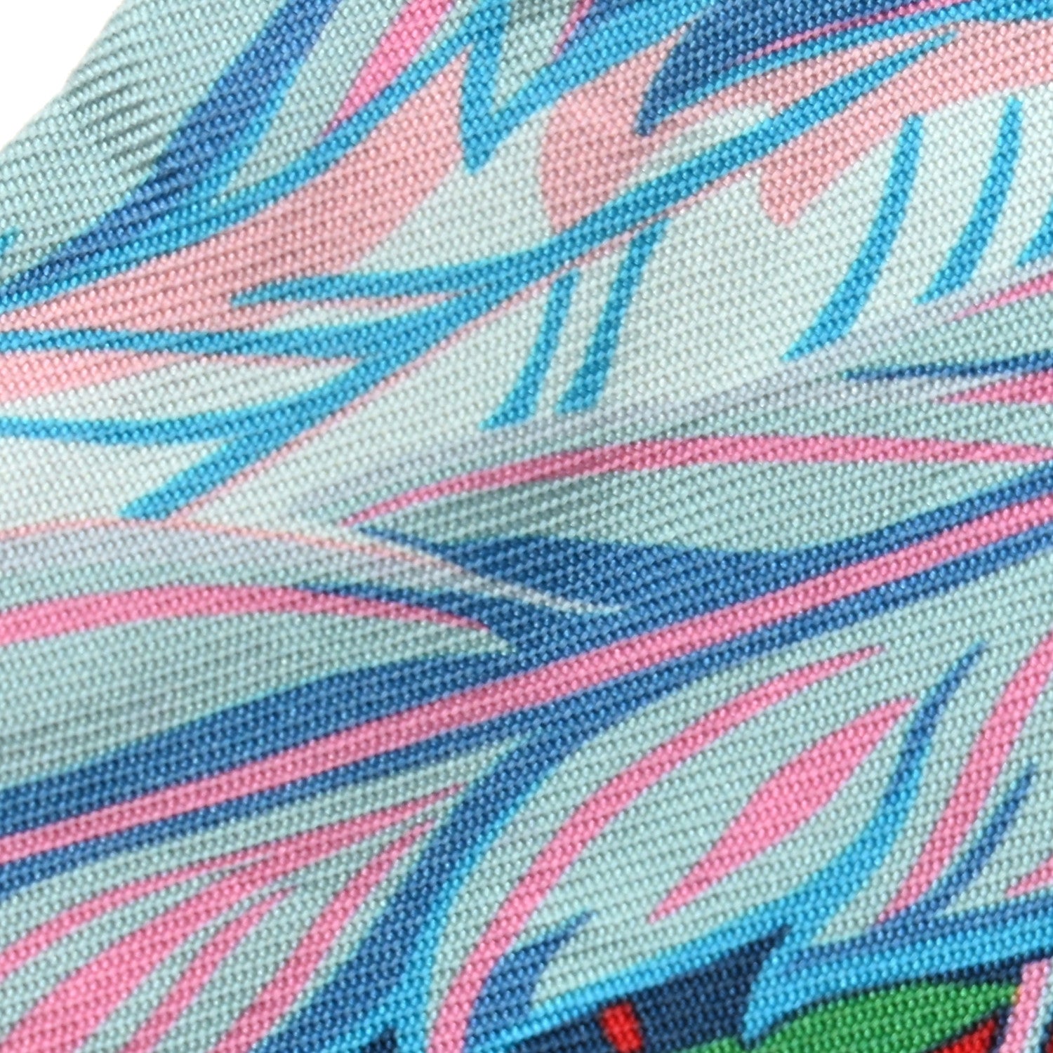 Hermes Silk Cheval Phoenix Twilly Bleu Rouge Rose 6 of 6