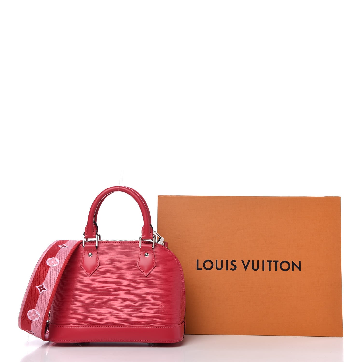 Louis Vuitton Epi Jacquard Alma BB Rose Pondicherry 9 of 9