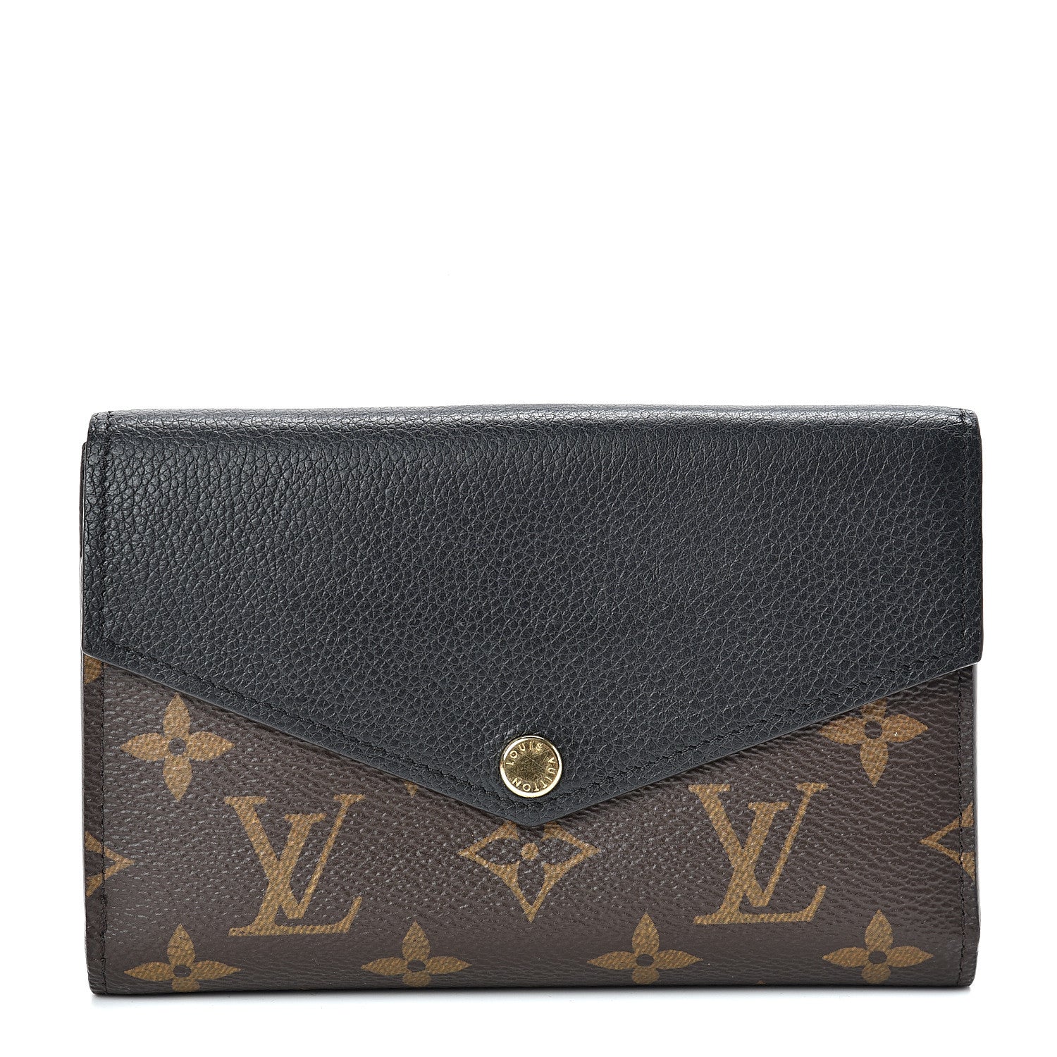 Louis Vuitton Monogram Pallas Compact Wallet Black 1 of 11