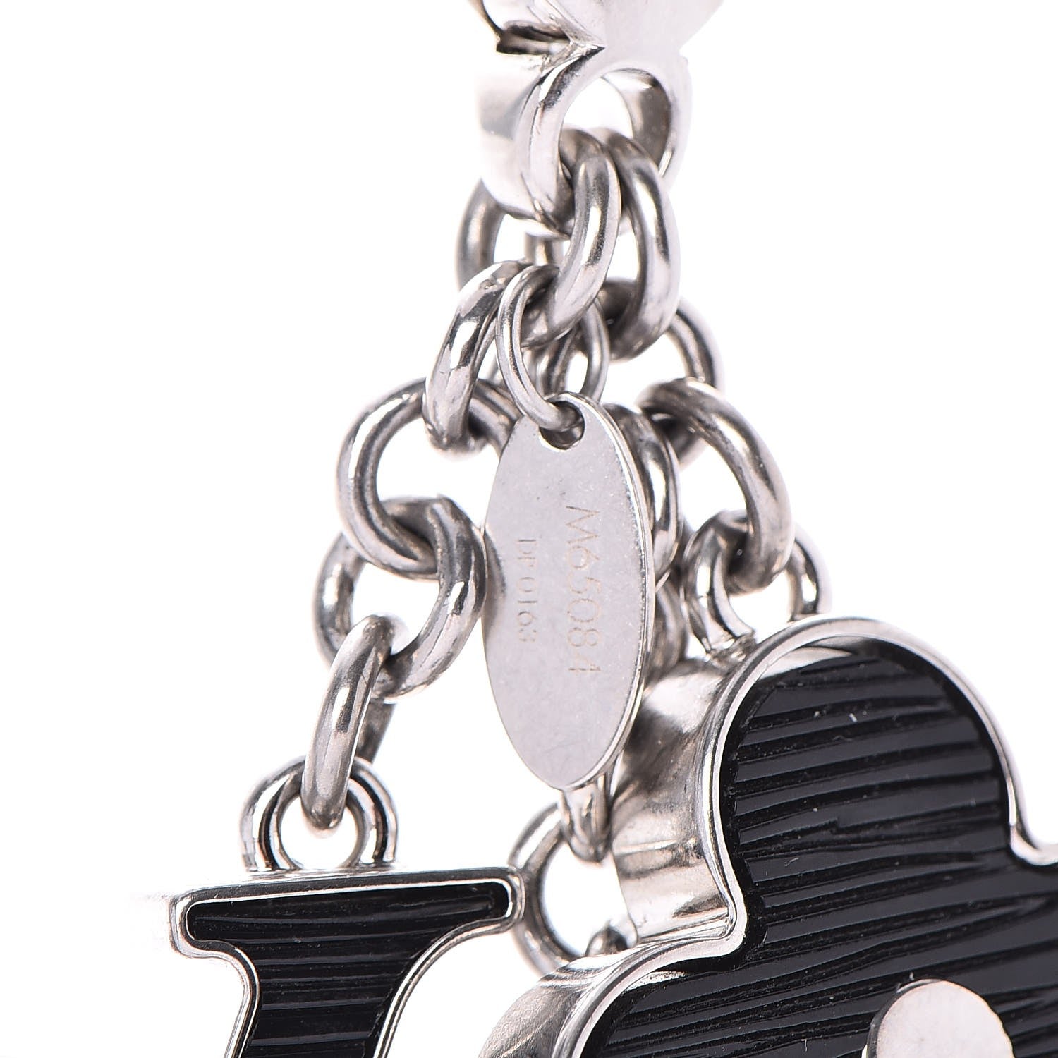 Louis Vuitton Electric Epi Fleur d'Epi Bag Charm Black 4 of 6