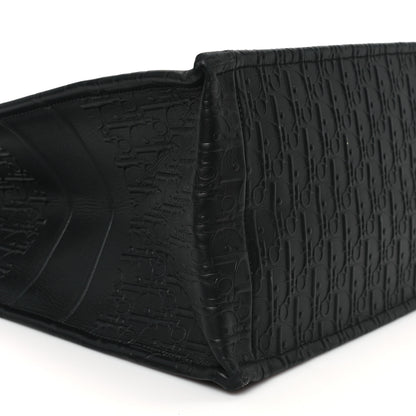 Christian Dior Oblique Calfskin Embossed Medium Book Tote Black 9 of 10