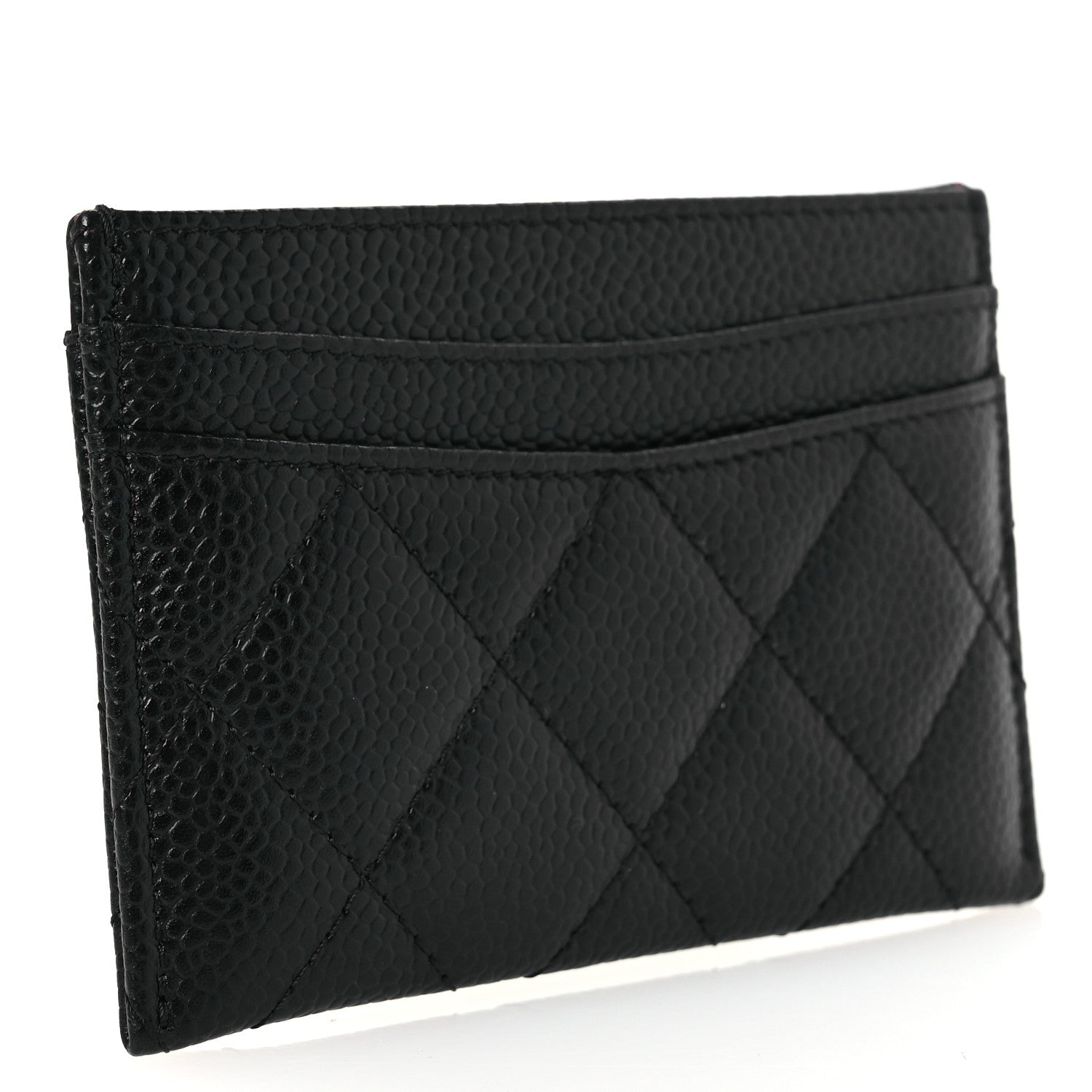 Chanel Caviar Quilted Card Holder Black 3 of 9