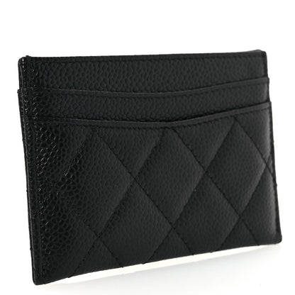 Chanel Caviar Quilted Card Holder Black 3 of 9