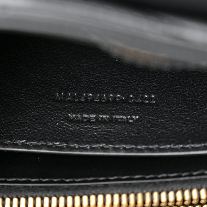 Saint Laurent Calfskin Y Quilted Monogram Small Loulou Chain Satchel Black 7 of 10