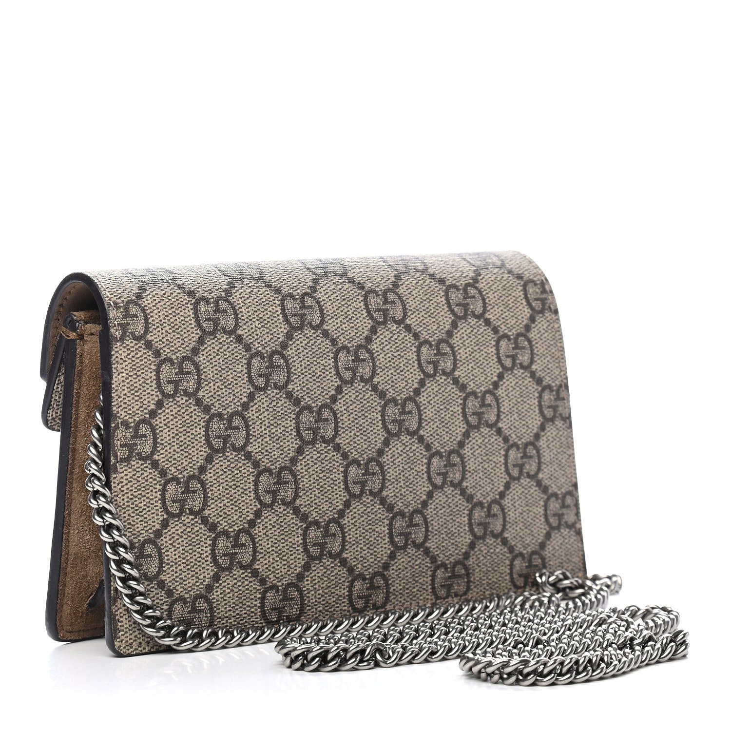 Gucci GG Supreme Monogram Super Mini Dionysus Shoulder Bag Taupe 3 of 8