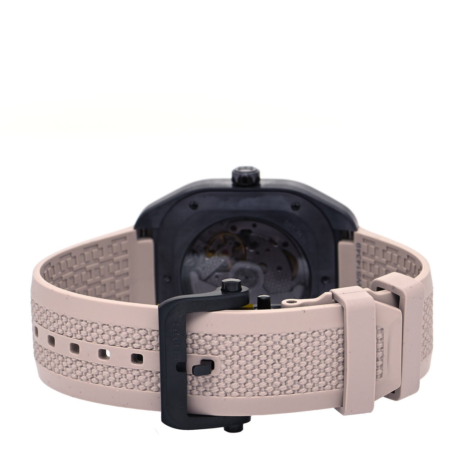 Hermes Titanium Rubber 39mm H08 Special Edition Automatic Watch Taupe 3 of 5