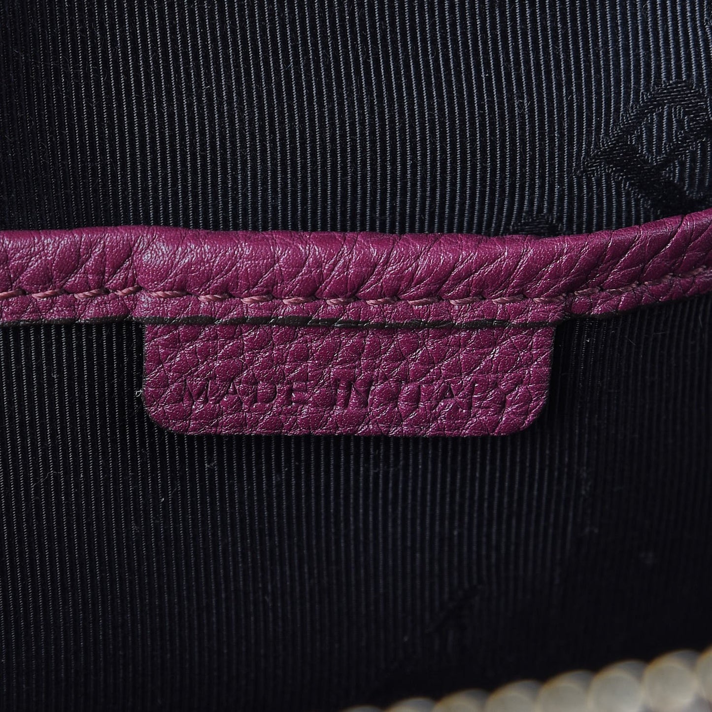 Grained Calfskin Prorsum Bloomsbury Elderberry