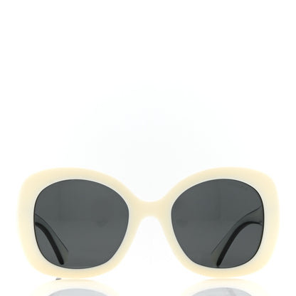 Chanel Acetate Sunglasses 71414A White 2 of 9