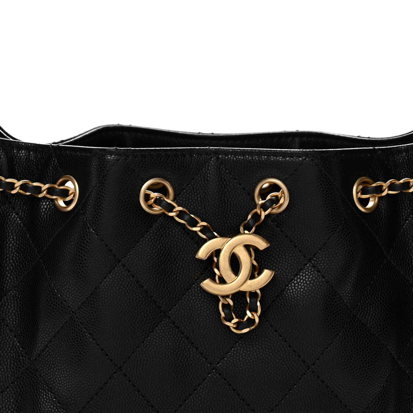 Caviar Quilted Mini Chanel 25 Handbag Black