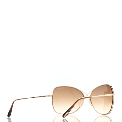 Tom Ford Colette Butterfly Sunglasses TF250 Brown 4 of 8