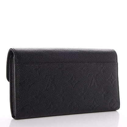 Louis Vuitton Empreinte Sarah Wallet NM Black 3 of 7