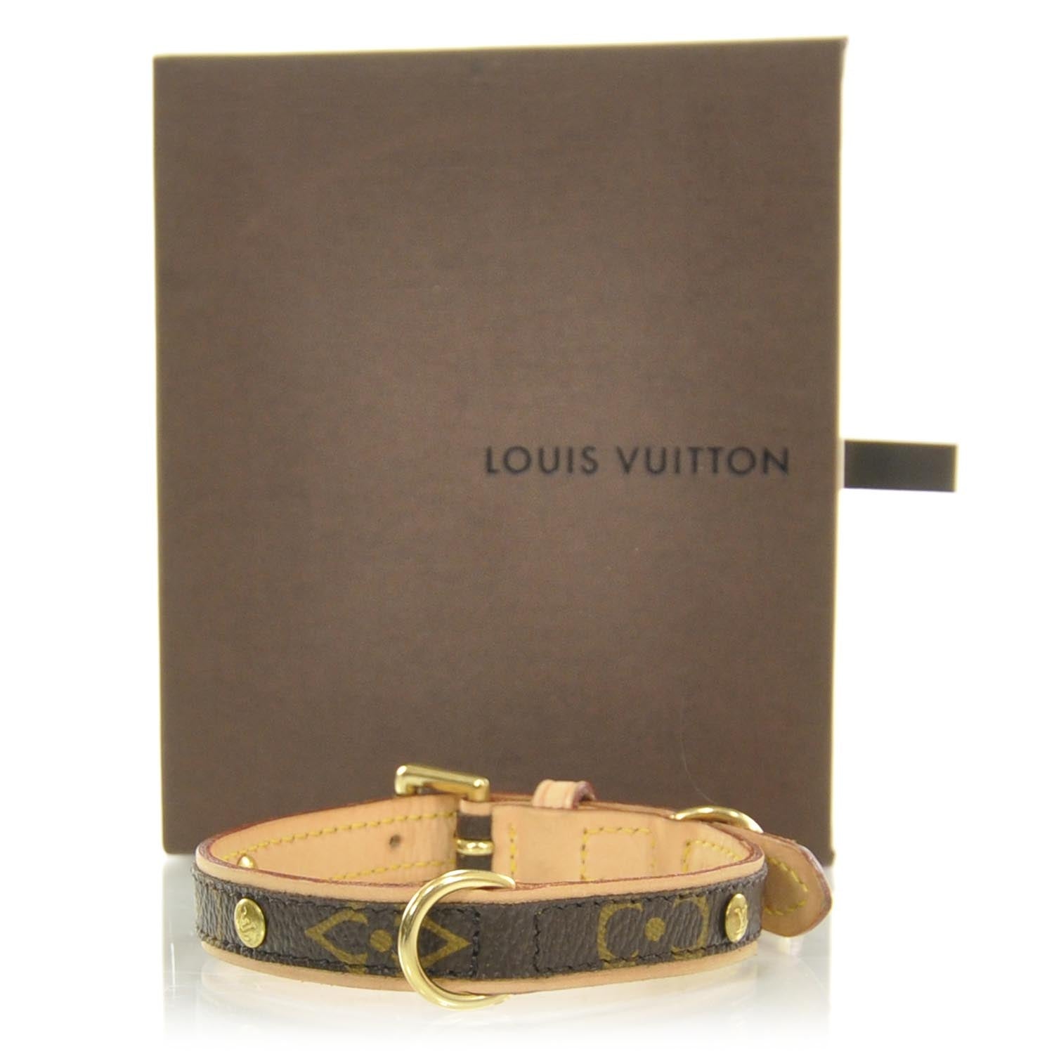 Louis Vuitton Monogram Baxter Dog Collar PM 2 of 6