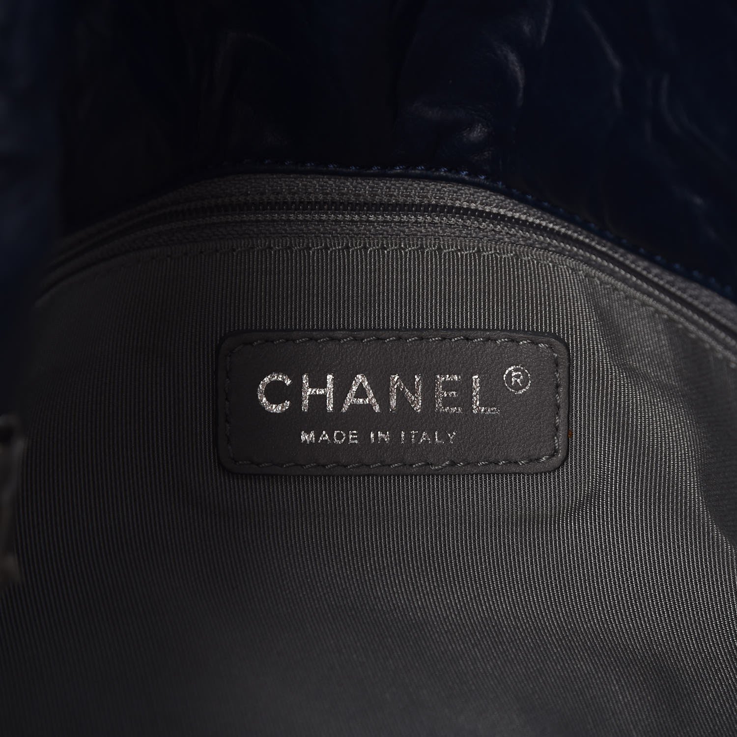 Chanel Calfskin Ultra Stitch Oversize Flap Navy 6 of 7
