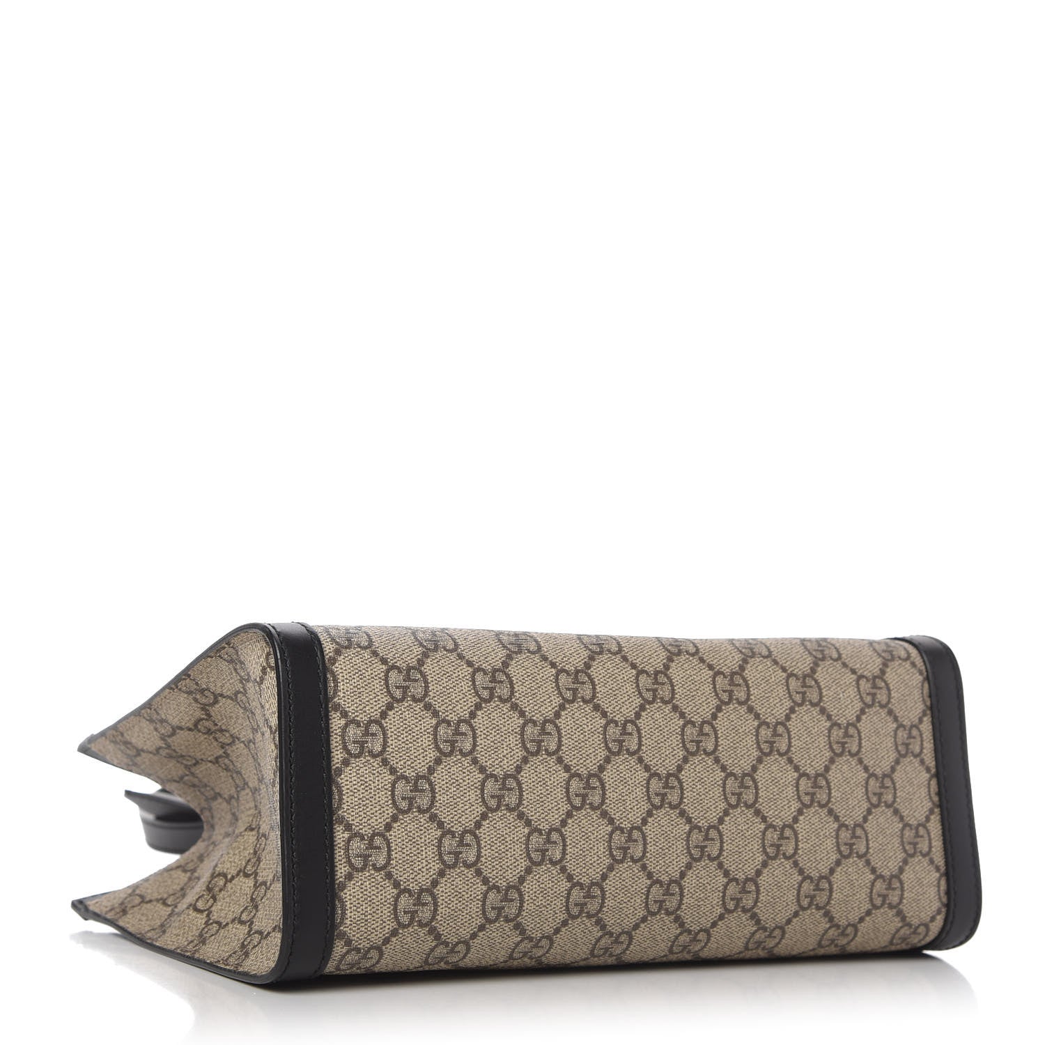Gucci GG Supreme Monogram Small Padlock Tote Black 4 of 10