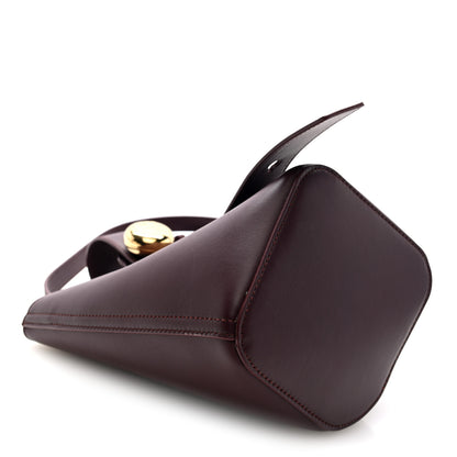 Loewe Calfskin Mini Pebble Bucket Bag Dark Burgundy 4 of 9