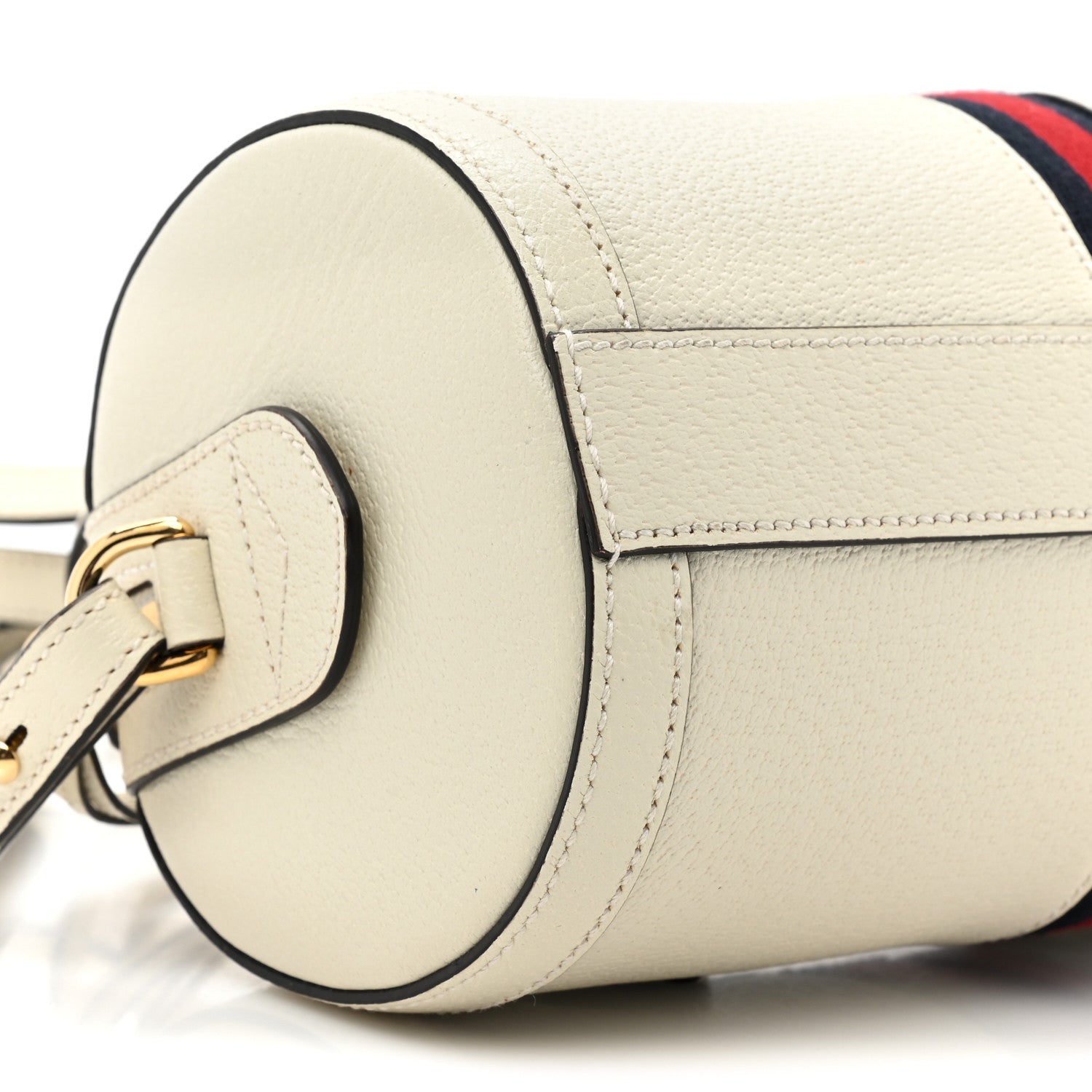 Gucci Textured Calfskin Ophidia Boston Bag Mystic White 9 of 9