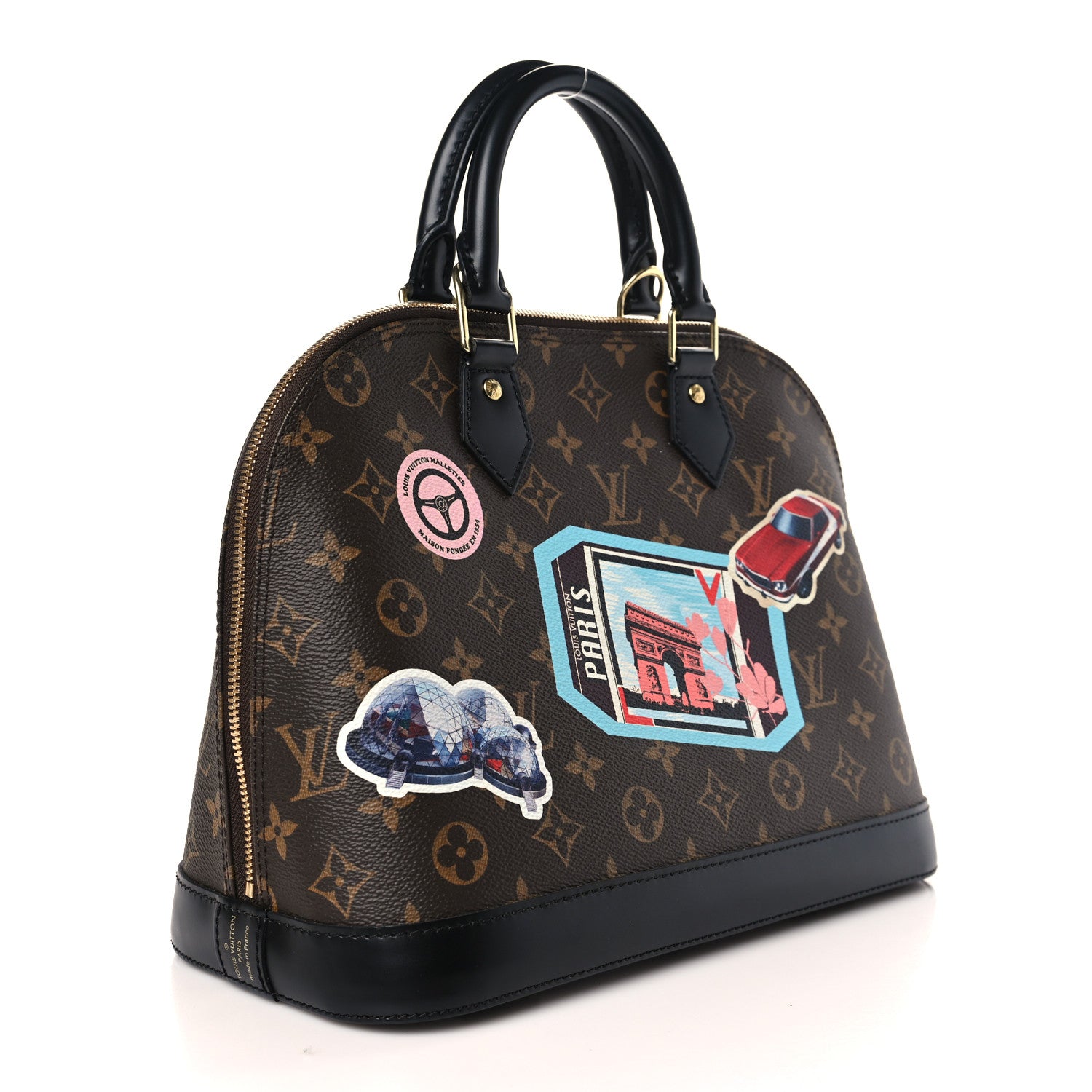 Louis Vuitton Monogram World Tour Alma PM 3 of 8