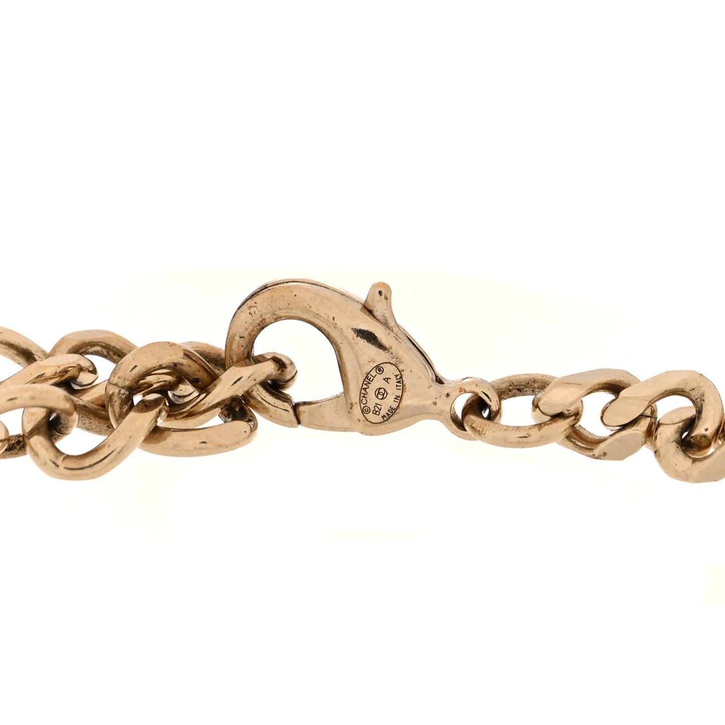 Crystal CC Chain Bracelet Gold Silver