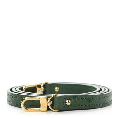Louis Vuitton Ostrich Alma BB Shoulder Strap Menthe 1 of 4