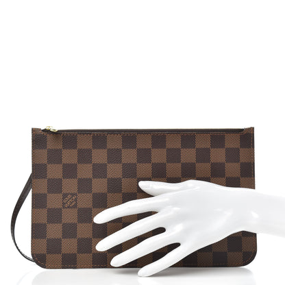 Louis Vuitton Damier Ebene Neverfull MM GM Pochette 2 of 7