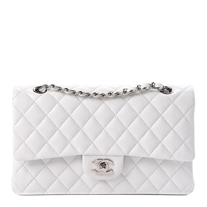 Chanel Caviar Quilted Medium Double Flap White 1 of 23