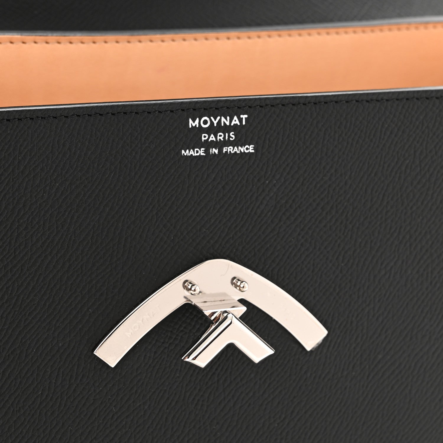 Moynat Carat Calfskin Gabrielle PM Black 6 of 10