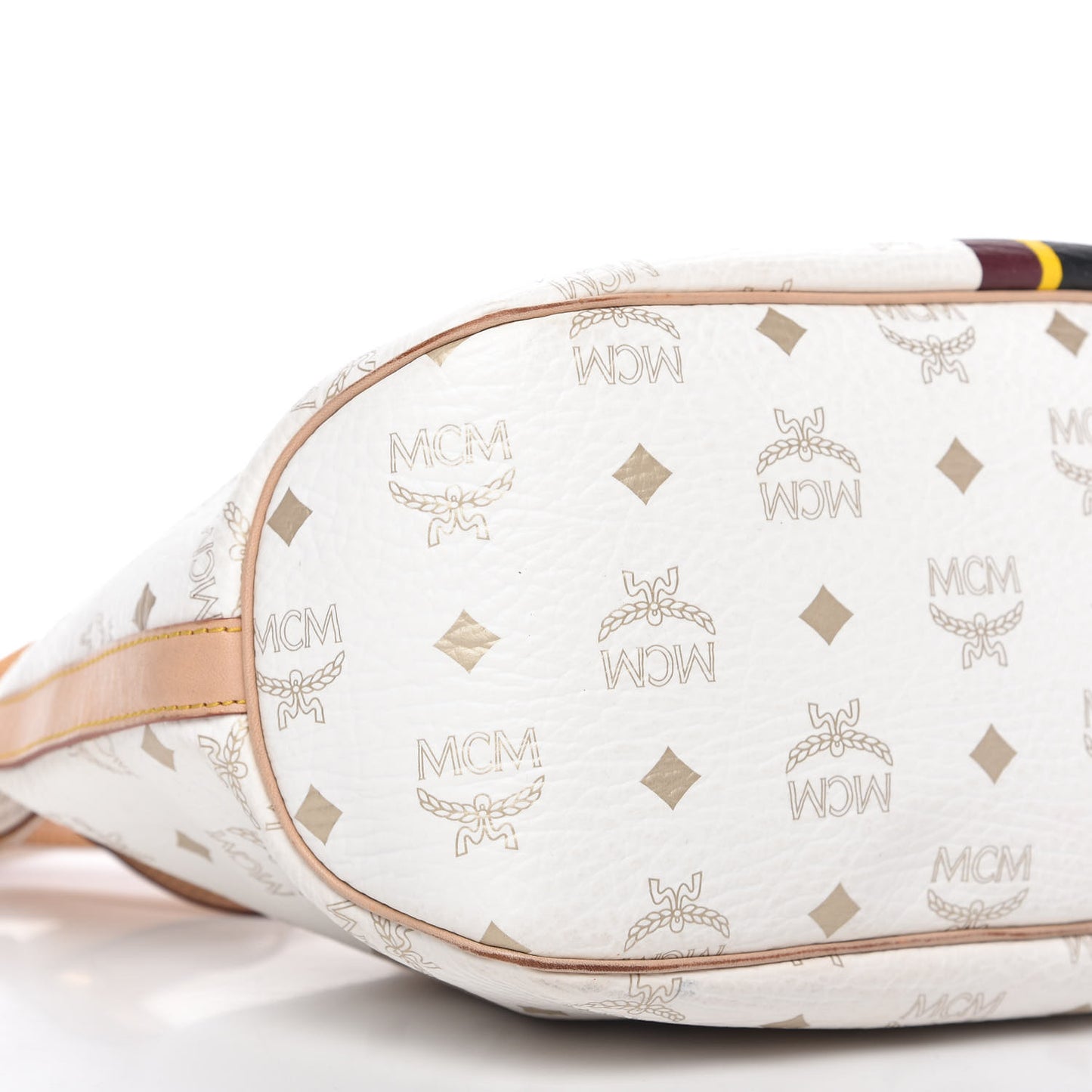 Visetos Striped Hobo White