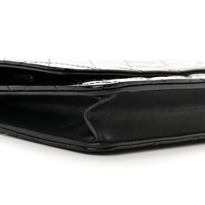 Chanel Patent Quilted Wallet On Chain WOC Black 10 of 17