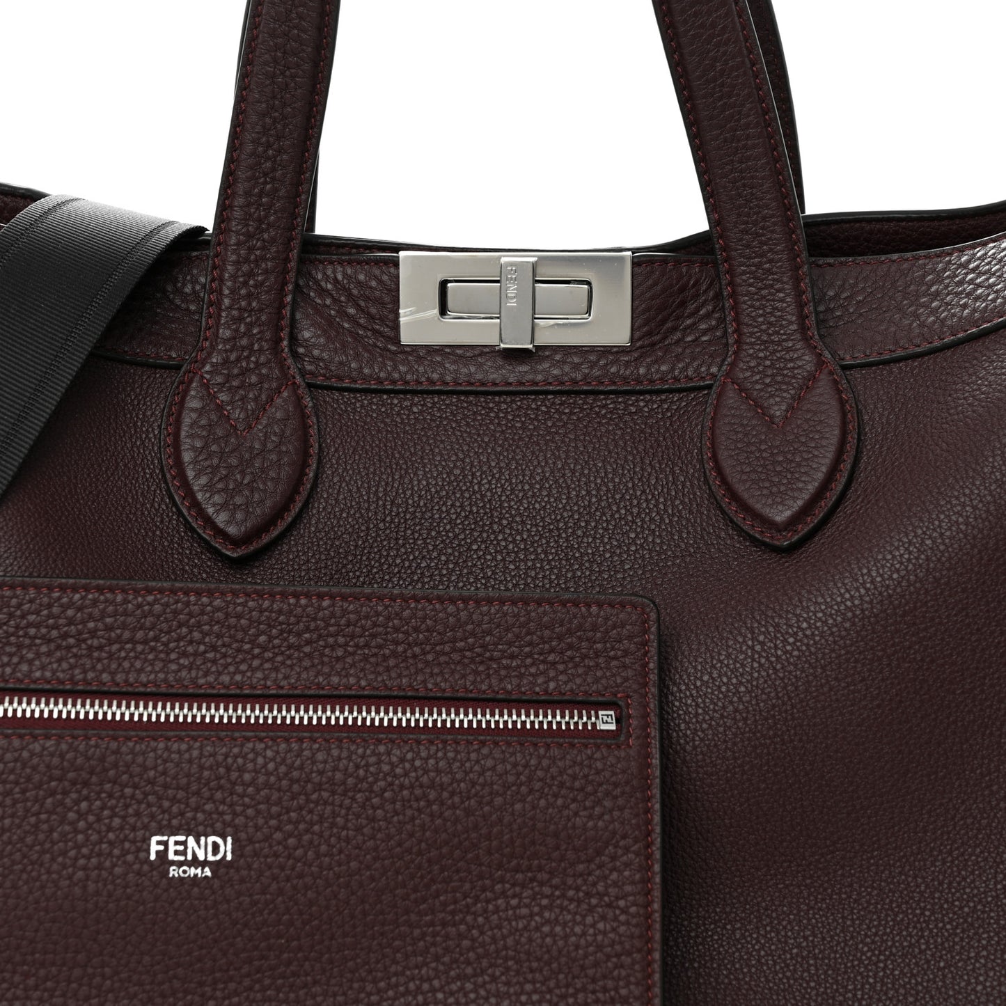 Cuoio Romano Peekaboo I SEE U Forty8 Satchel Granata
