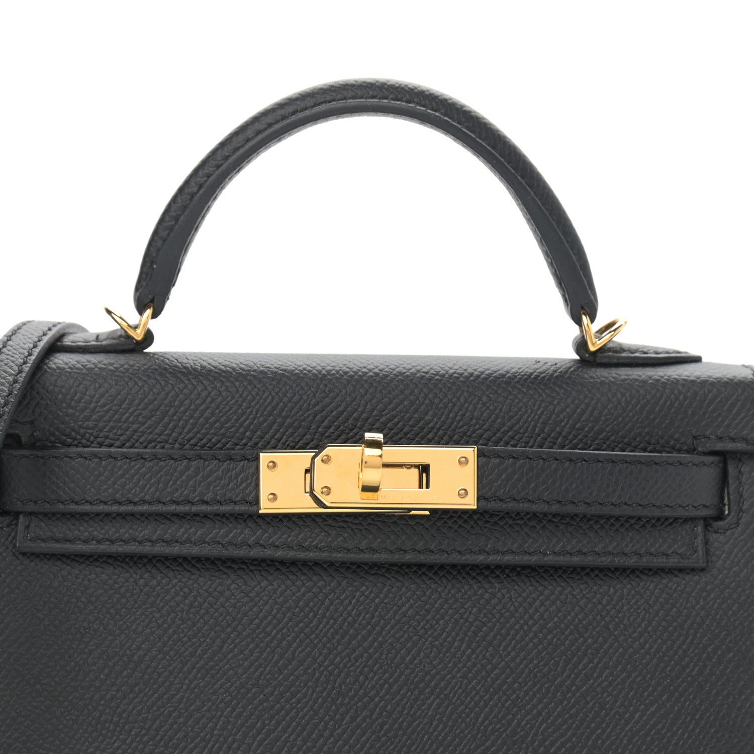Hermes Epsom Mini Kelly Sellier 20 Black 8 of 11