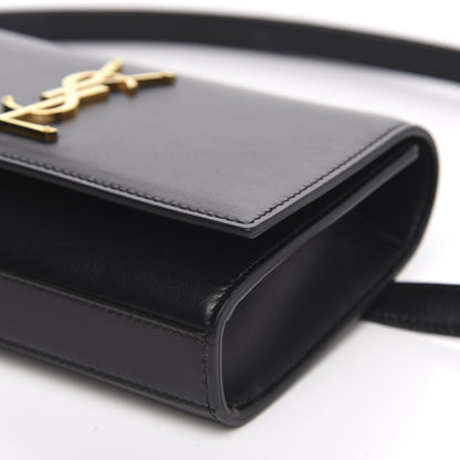 Saint Laurent Smooth Calfskin Monogram Kate Belt Bag Black 8 of 8