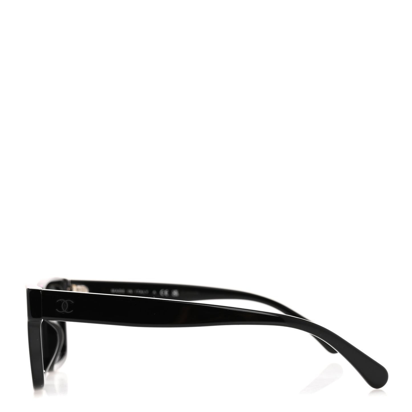 Acetate Square Sunglasses 5417-A Black